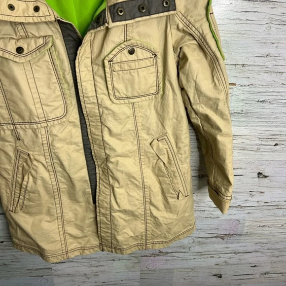 TOUGH Jeansmith  Heavy cream Field Coat jacket size medium - Picture 3 of 9